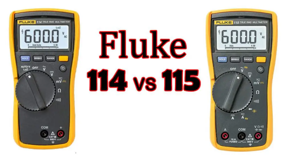 FLUKE 114 VS 115