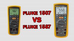 Fluke 1507 digital megohmmeter insulation VS Fluke1587 FC insulation multimeter